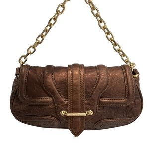 28 Vintage Botkeir Bronze Gold Chain Handbag